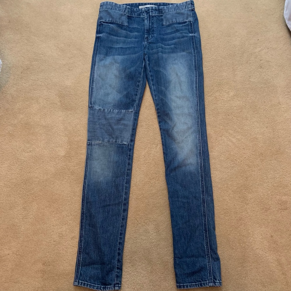 Vince Patchwork Shadow Pocket Straight Jeans - image 2